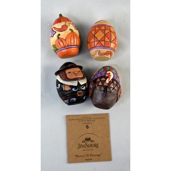 Jim Shore Bounty of Blessings Autumn Cornucopia Basket Set #4031690 NIB - Picture 6 of 11